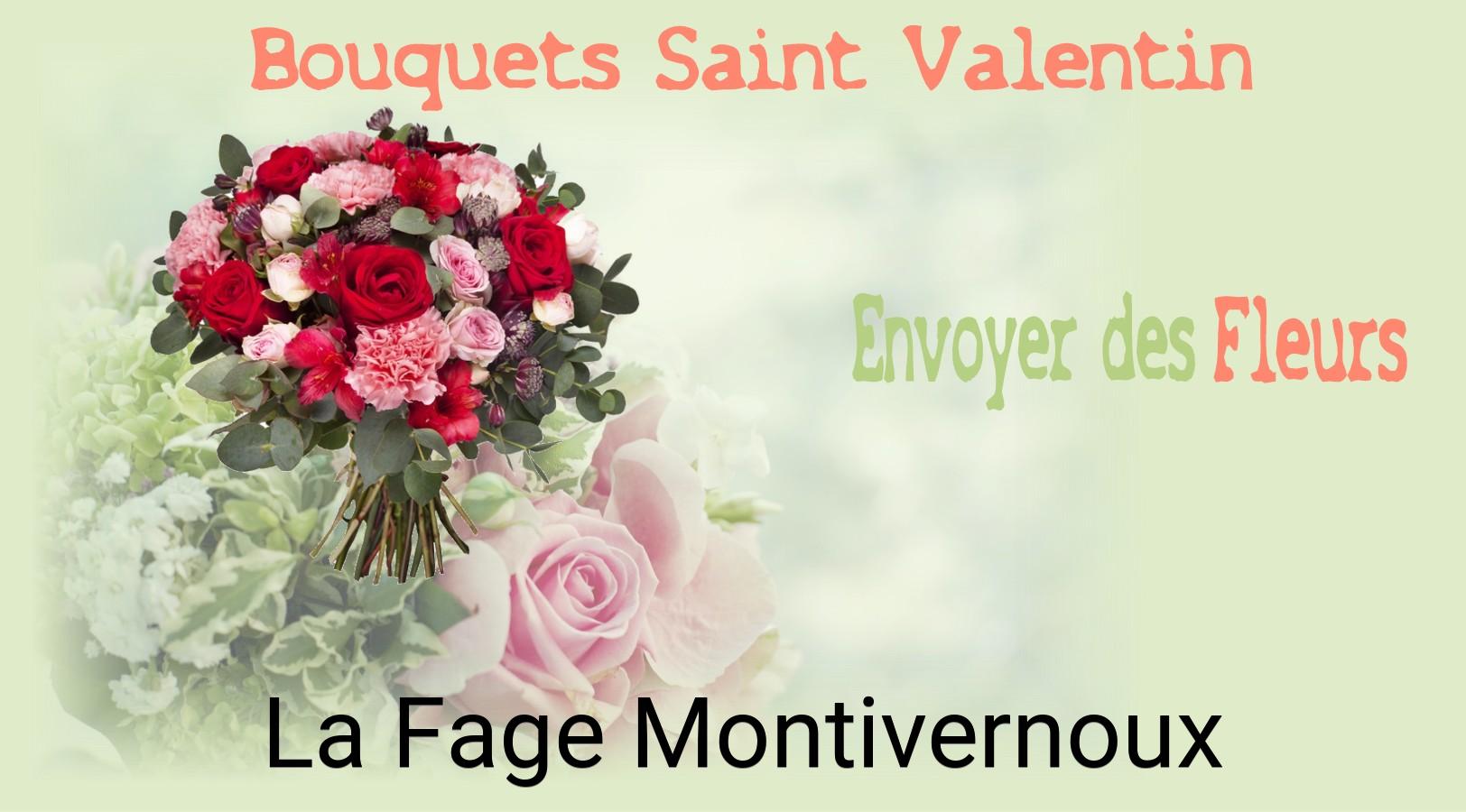 Roses de Saint-Valentin livrées à La Fage-Montivernoux